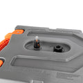 Gray RV Tote Tank with Fill Gauge - Top Installation View | United RV Parts