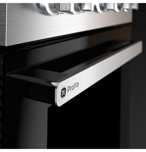 Brushed Steel GE Profile Brand Handle - Oven Door Detail | United RV Parts