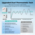 Fogatti InstaShower 9 Pro - Dual Thermostatic Technology Comparison Chart | United RV Parts