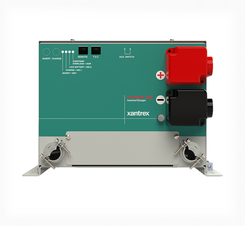 Green Xantrex Freedom 458 Power Inverter Charger - Front View | United RV Parts