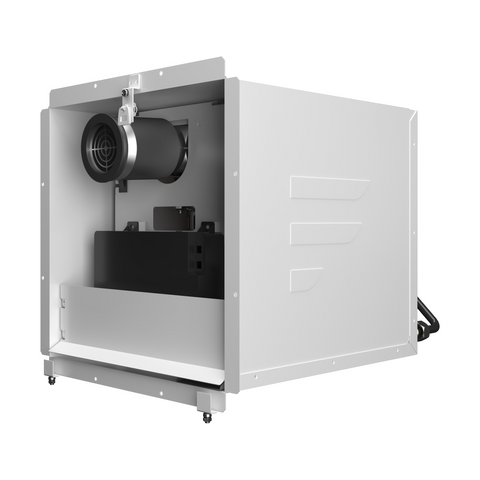 White Furrion Tankless Water Heater FWH09A - Open View Internal Components | United RV Parts
