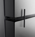 Black Stainless Steel Refrigerator Handle - Side Hardware Detail | United RV Parts