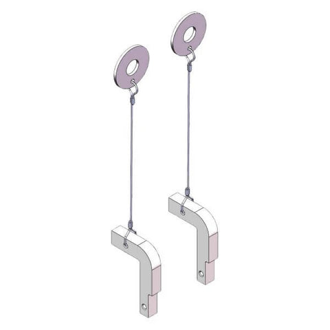 Silver Metal Husky Center Line L-Pin Set - 3D Diagram | United RV Parts