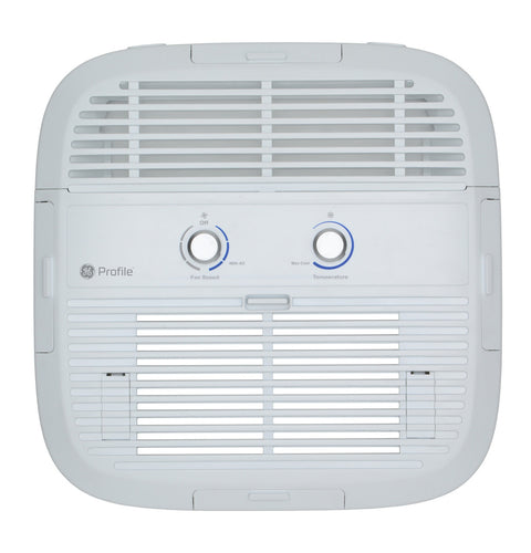White GE Profile RV AC Ceiling Assembly RGRMN1A - Front View | United RV Parts