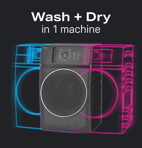 Wash and Dry in One Machine Technology with Visual Function Diagram | United RV Parts
