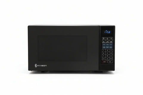Black InVision .9 Cu Ft RV Microwave Digital Display - Side Angle | United RV Parts