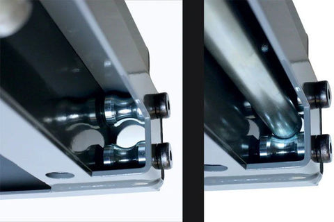 B&W Companion Slider Hitch Rollers - Close-up Hardware Detail | United RV Parts