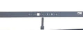 Dark Gray Norcold Refrigerator Eyebrow Control Panel 640087 - Front View | United RV Parts