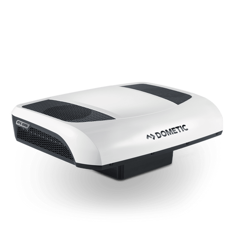 White Dometic RTX2000 CoolAir AC Unit - Front Angle View | United RV Parts