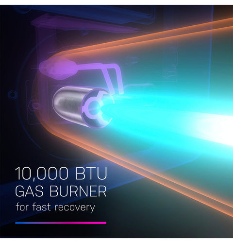 GE Profile 10,000 BTU Gas Burner Detail - Technical Diagram | United RV Parts