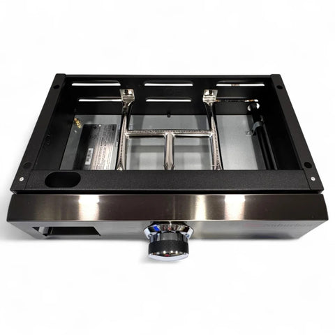 Invision 4032A RV Griddle Base Interior Burner and Grate - Top-Down View | United RV Parts