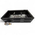 Invision 4032A Griddle Base Underside with Male Quick Connect Gas Fitting - Bottom View | United RV Parts