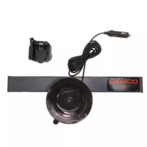 Demco LED Light Bar Kit with Suction Mount and Transmitter - Flat Lay | United RV Parts