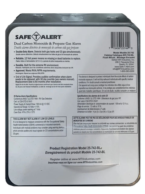 MTI Industries 25-742-BL Retail Package - Complete Product | United RV Parts
