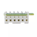 White 6-Pin Electrical Connector - Top View | United RV Parts