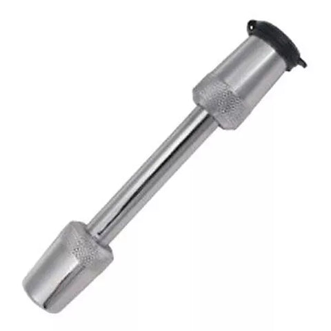 Stainless Steel Trimax SXT5 Receiver Lock 5/8 Inch Pin - Front View | United RV Parts