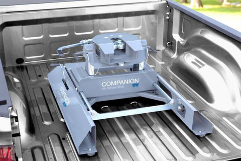 B&W Companion Slider Base Installation Step 2 - Base Installed in Truck Bed | United RV Parts