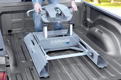 B&W Companion Slider Installation Step 3 - Coupler Removal Process | United RV Parts
