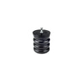 Black Rubber SumoSpring SSF-106-47 with Mounting Bolt - Front View | United RV Parts