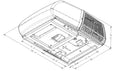 Coleman Mach 15 RV Air Conditioner Installation Dimensions Diagram - Technical Specs | United RV Parts