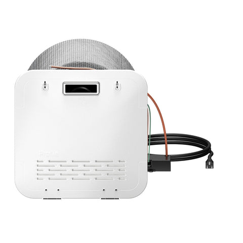 White Metal GE Profile Water Heater - Rear Connection View | United RV Parts