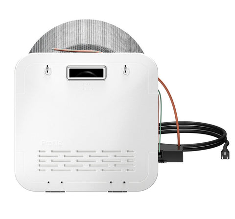 White GE Profile 10 Gallon RV Water Heater - Back View | United RV Parts