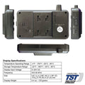 Gray TST Display Unit All Angles with Technical Specifications | United RV Parts