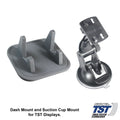 Grey TST Display Mounting Options - Dash and Suction Cup Mounts | United RV Parts