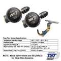 TST 507 Flow Thru Sensor Specifications Chart with Installation Tool | United RV Parts