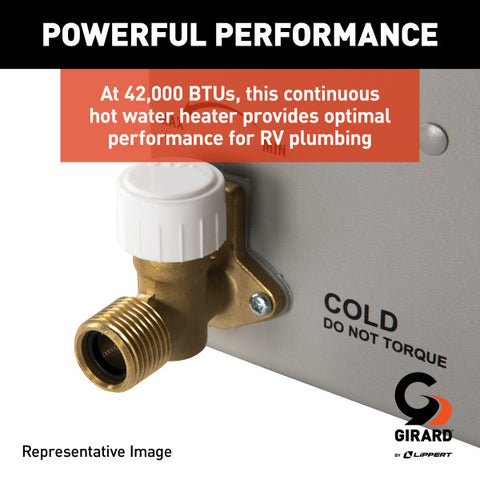 Brass Water Valve Cold Connection 42000 BTU Performance | United RV Parts