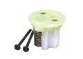 White Plastic Dometic Spring Cartridge 385236096 - Side View | United RV Parts