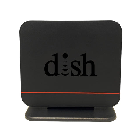 Black DISH Wireless Joey Access Point 2 - Front View on Stand | United RV Parts