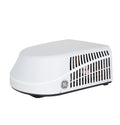 White GE Appliances Deluxe Plus RV Air Conditioner GRCS15XAHW - Side Profile View | United RV Parts