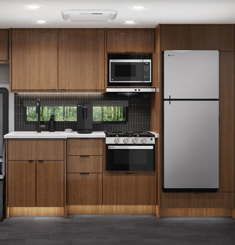 GE Profile | RV Refrigerator | PPV10R5YRSS | 9.8 Cubic Foot | 12 Volt DC | Stainless Steel
