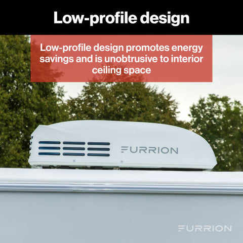 Furrion | Chill® HE Low-Profile RV Air Conditioner | 2024044597 | 13,500 BTU | Heat Pump | White | R32