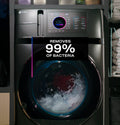 GE Profile Combo in Laundry Room with 99% Bacteria Removal Feature - Lifestyle View | United RV Parts