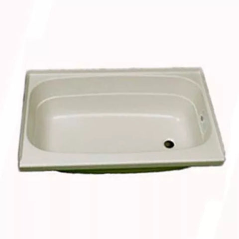 Specialty Recreation BT2440PR Parchment RV Bath Tub Right Hand Drain 24x40 - Top Angle | United RV Parts