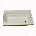 Specialty Recreation BT2438WR White Acrylic RV Bath Tub Right Hand Drain 24x38 - Top Angle | United RV Parts