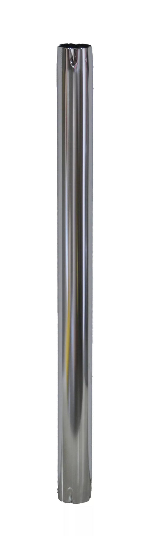 Chrome Steel RV Table Pedestal Leg 27.5 Inch - Full Length View | United RV Parts