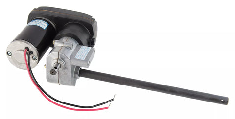 Black AP Products Tucson RV Slide-Out Motor Drive Shaft with Right Angle Gear Box 46-0879 - Side View | United RV Parts