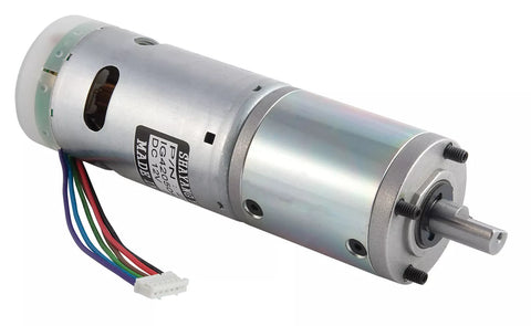 Silver Lippert Schwintek Motor 287298 High Torque In-Wall - Side View | United RV Parts