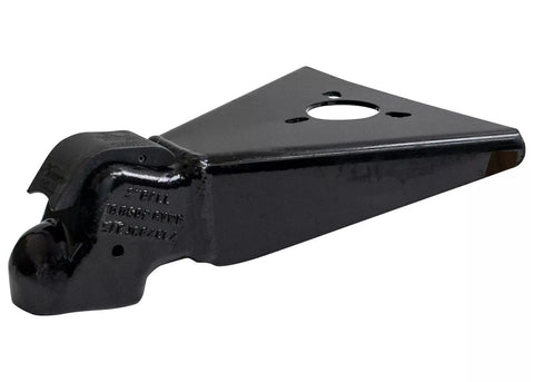 Black Powder Coated Demco A-Frame Coupler 16698-81 - Side View | United RV Parts