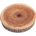 KUMA Wood Chip Camping Pillow Tree Stump Print - Top Angle View | United RV Parts
