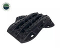 Black Polymer Traction Mat Pair - Angled View, 10K lb Recovery Boards for Snow Mud Sand | United RV Parts