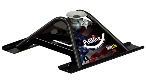 Black PullRite SuperLite 2600 Fifth Wheel Hitch - Side View | United RV Parts
