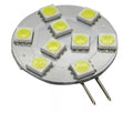 Valterra G-4 Side Mount LED Bulb 52626X6 - Round SMD Disc, Dual Pin Base - Top Angle | United RV Parts