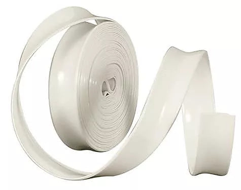 Colonial White Vinyl RV Trim Insert E463 - 100 Foot Roll Product View | United RV Parts