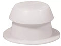 White Plastic Hengs RV Vent Pipe Cap 10001-C - Side Profile View | United RV Parts