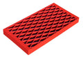 Red Plastic Andersen Clean Step 3607 Single - Diamond Tread Pattern View | United RV Parts