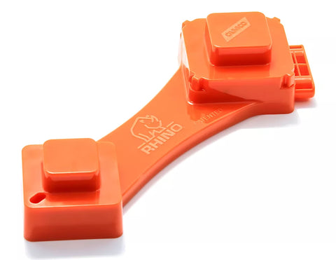 Orange Camco RhinoFLEX 6-in-1 Sewer Wrench - Side View | United RV Parts